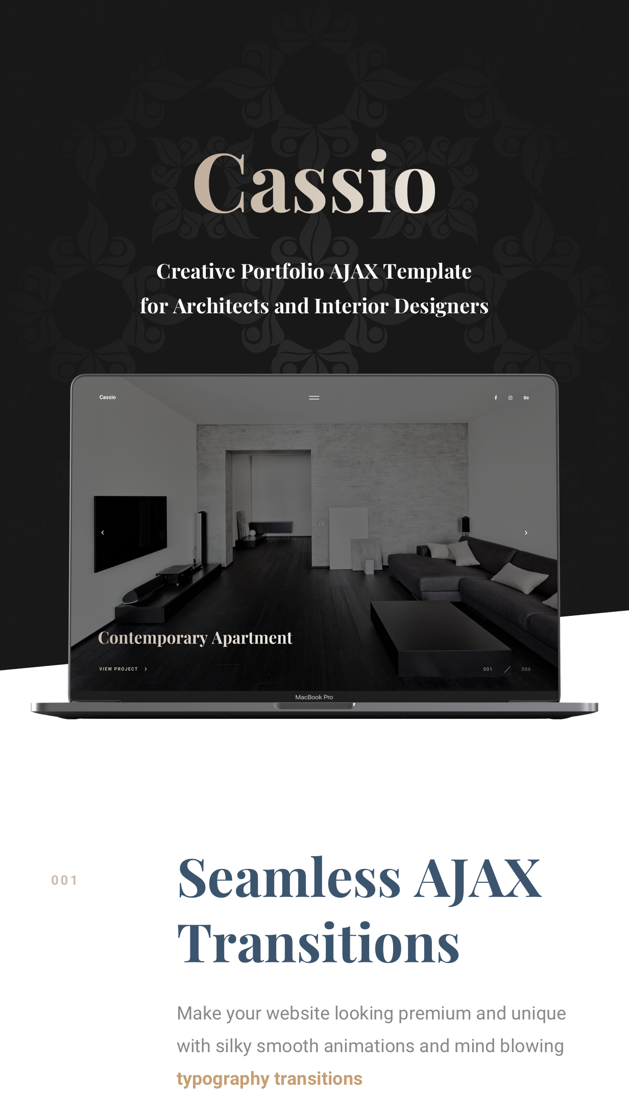 Cassio – Architect Portfolio AJAX HTML5 Template - 4