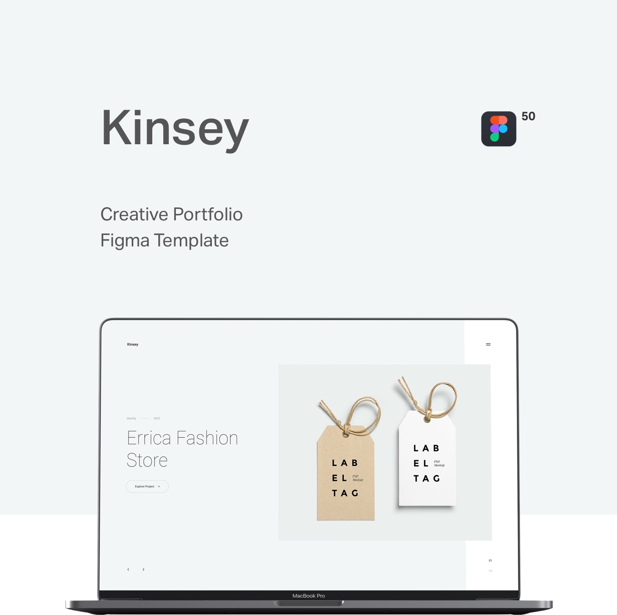 Kinsey – Creative Portfolio Figma Template - 4