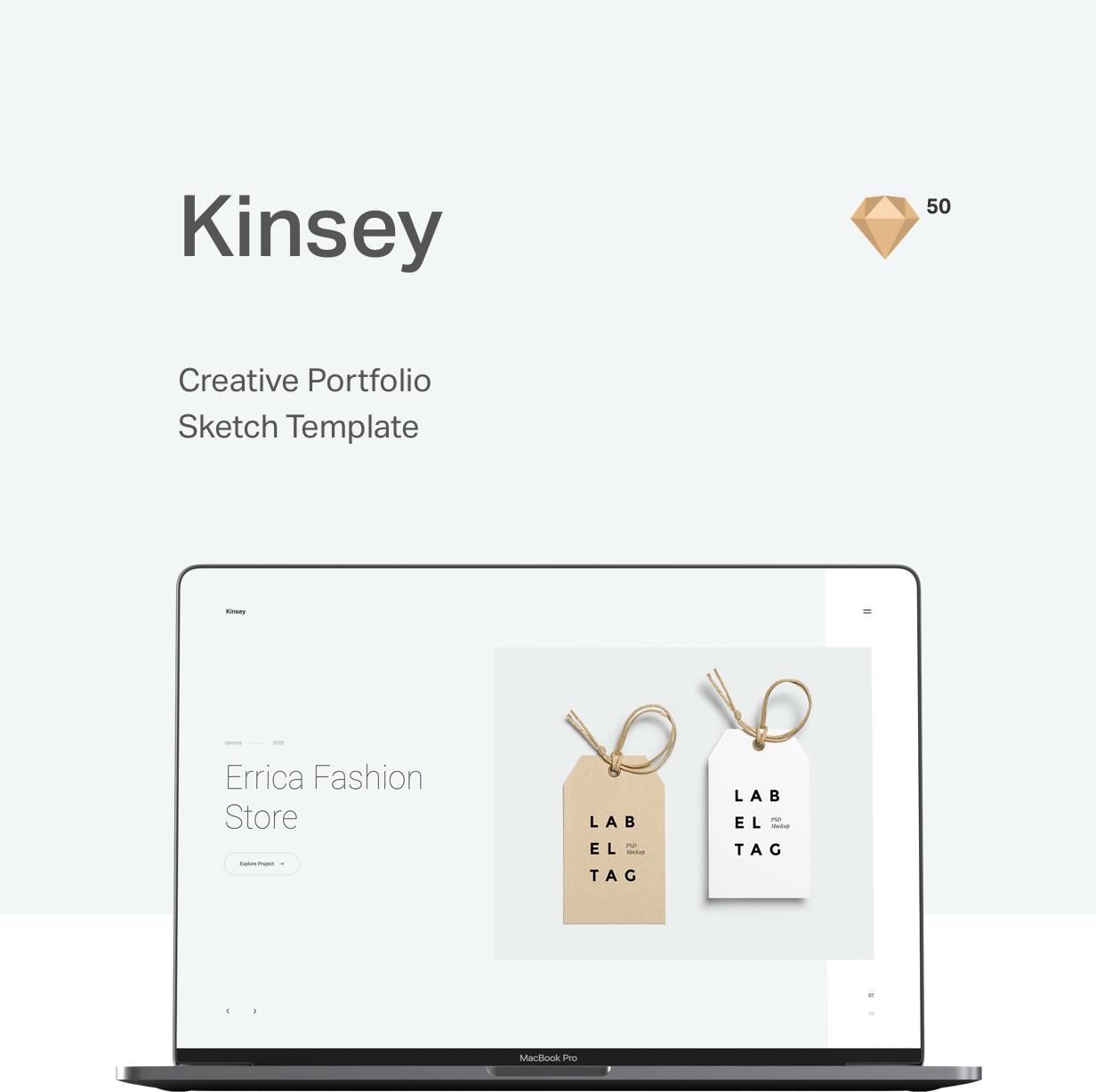 Kinsey – Creative Portfolio Sketch Template - 4